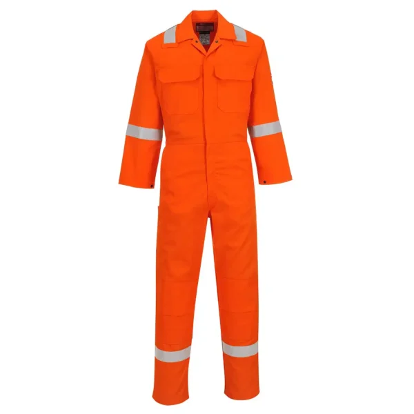 Portwest Bizweld Iona Flame Retardent Boiler Suit Coverall BIZ5 Orange