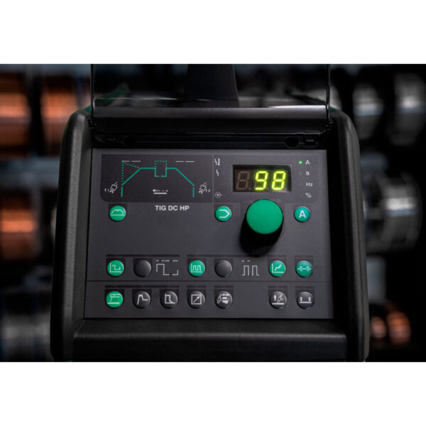 Migatronic PI 200 & 250 Pulse PFC TIG Welder DC HP Control Panel