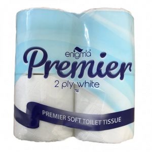 Enigma Premier 2 Ply White Luxury Toilet Paper