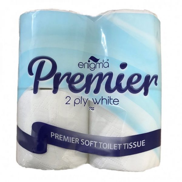 Enigma Premier 2 Ply White Luxury Toilet Paper