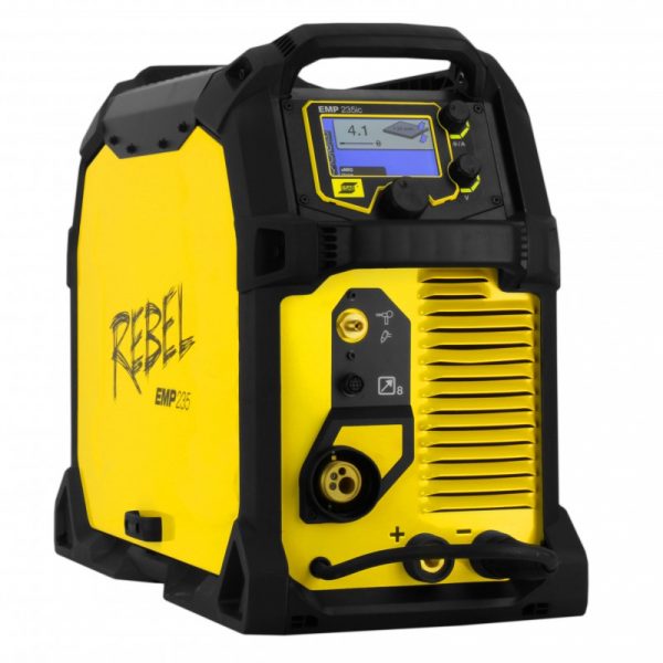 ESAB Rebel EMP 235ic Welder for MIG/MAG, MMA and Lift TIG Front Side