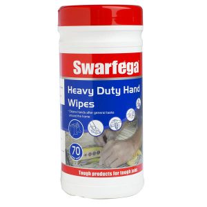 Swarfega Industrial Heavy-Duty Hand Cleaning Wipes (Tub 70) SWHD70W