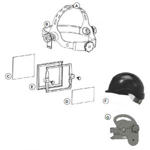 Migatronic MigADC Plus Standard Optical Welding Helmet Spare Parts