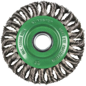 Klingspor BR 600 Z Knotted Wire Wheel Brush - For Stainless Steel & Steel 358311