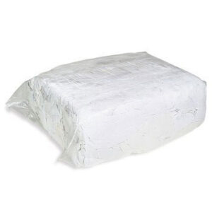 White Cotton Rags Wipes - 10kg Packaged