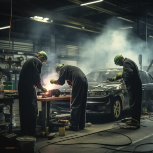 Contaminants in a Automotive Repair and Maintenance Centre