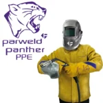 Parweld Panther Leather Welders Jacket P3788 In Use