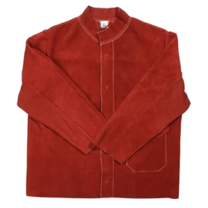 Parweld Red Leather Welders Jacket P3780