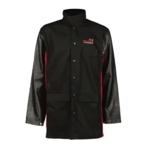 Lincoln Grain Leather-Sleeved Welding Jacket