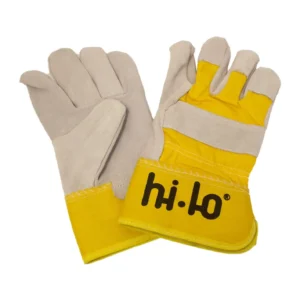 Hi Lo Heavy Duty Gold & Grey Rigger Gloves